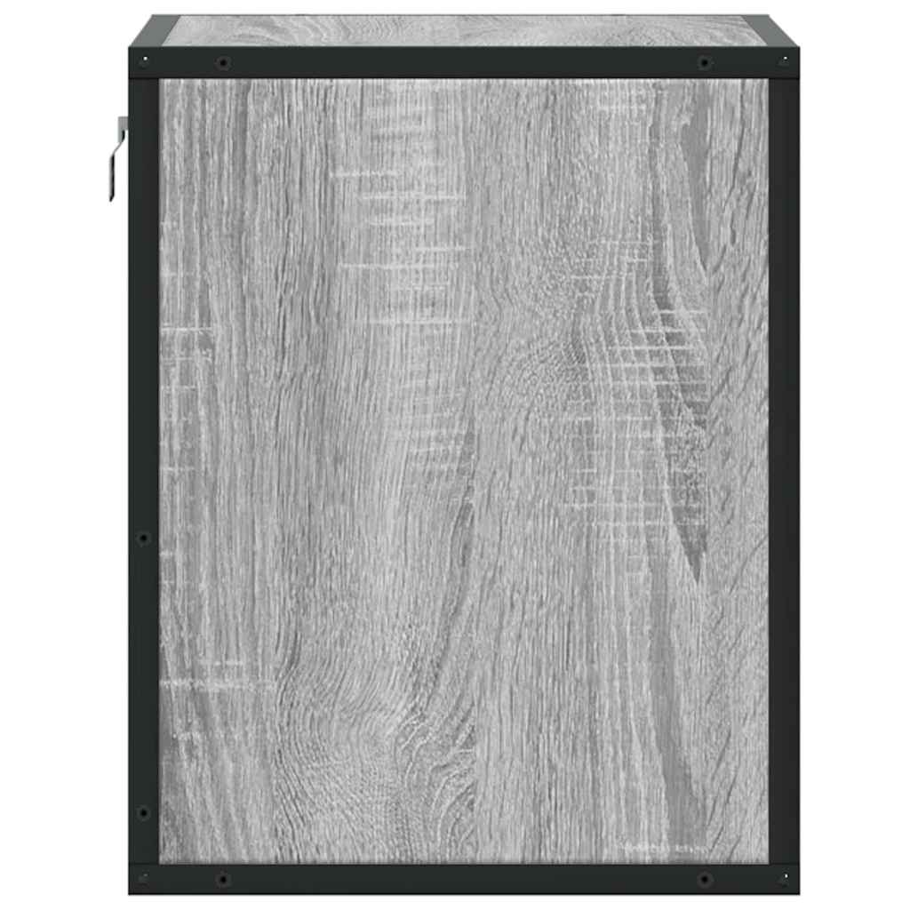 Wall-mounted Bedside Cabinets 2 pcs Grey Sonoma 40x31x39.5 cm