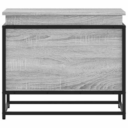 Storage Box with Lid Grey Sonoma 60x40x51.5 cm Engineered Wood