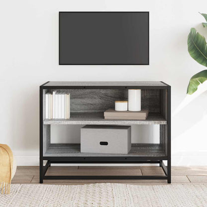 TV Cabinet Grey Sonoma 61x40x46 cm Engineered Wood and Metal