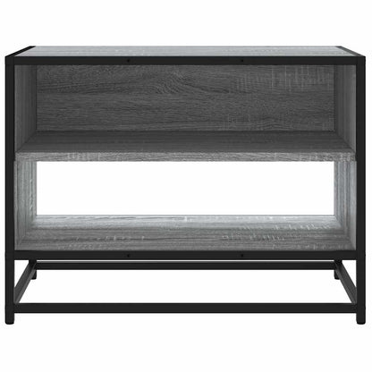 TV Cabinet Grey Sonoma 61x40x46 cm Engineered Wood and Metal