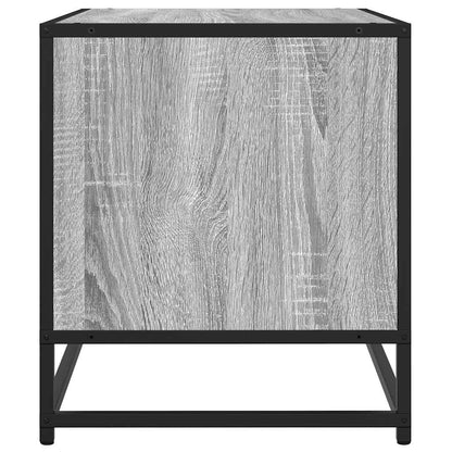 TV Cabinet Grey Sonoma 61x40x46 cm Engineered Wood and Metal