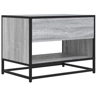 TV Cabinet Grey Sonoma 61x40x46 cm Engineered Wood and Metal