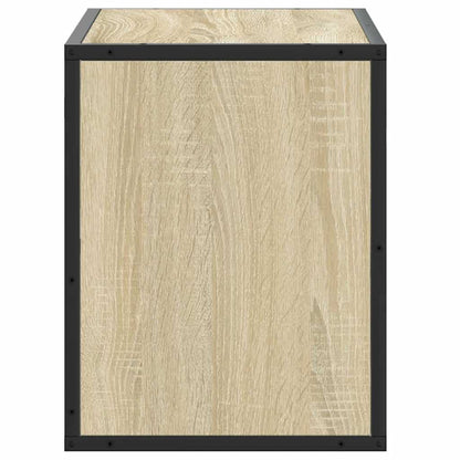 TV Cabinet Sonoma Oak 60x31x39.5 cm Engineered Wood and Metal