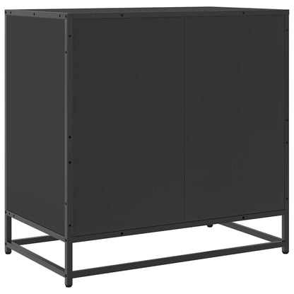 Drawer Cabinet Black 70x41x70 cm Engineered Wood