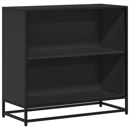 Book Cabinet Black 80.5x35x76 cm Engineered Wood