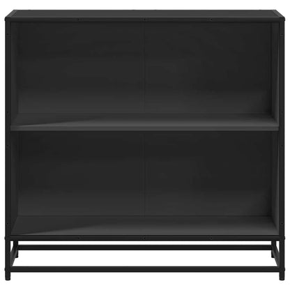 Book Cabinet Black 80.5x35x76 cm Engineered Wood