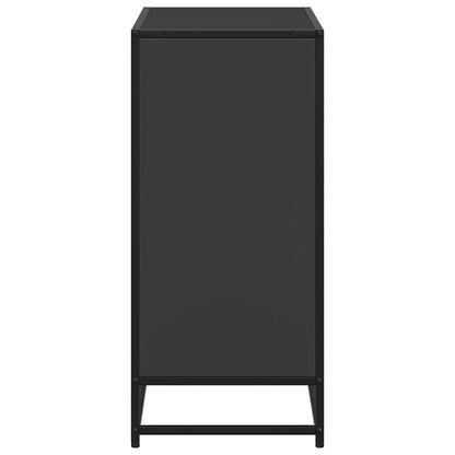 Book Cabinet Black 80.5x35x76 cm Engineered Wood