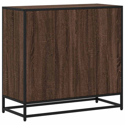 Book Cabinet Brown Oak 80.5x35x76 cm Engineered Wood