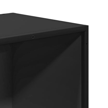 Book Cabinet Black 40x35x139 cm Engineered Wood