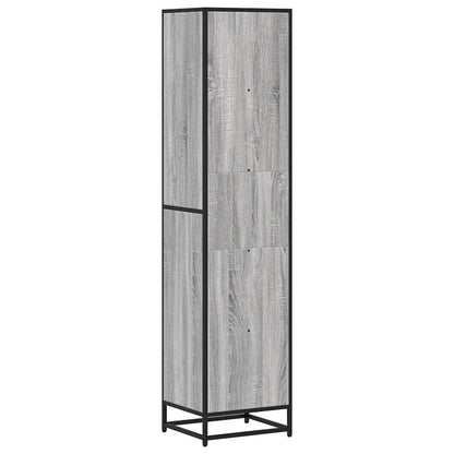 Book Cabinet Grey Sonoma 40x35x170.5 cm Engineered Wood