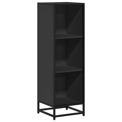 Book Cabinet Black 33.5x33x107.5 cm Engineered Wood