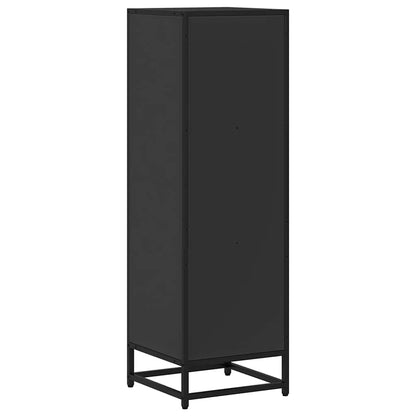 Book Cabinet Black 33.5x33x107.5 cm Engineered Wood