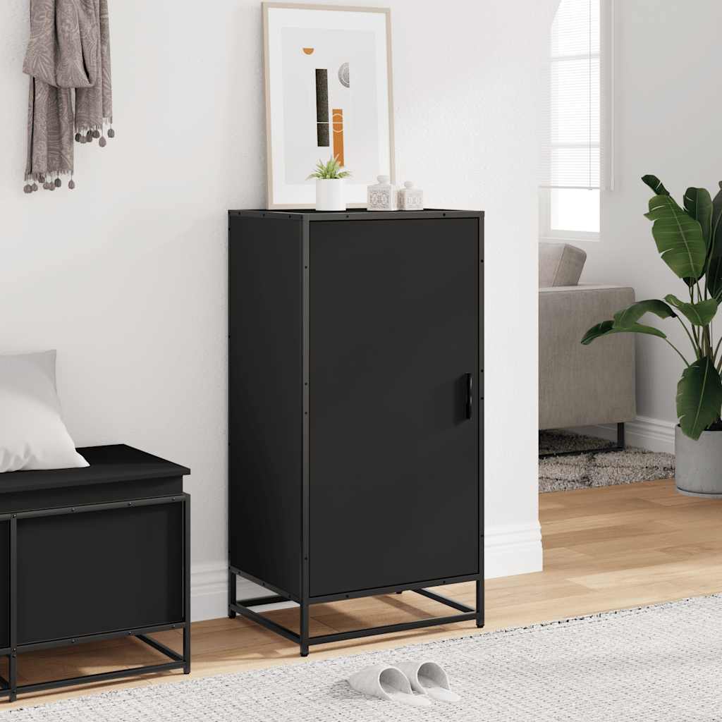 Shoe Rack Black 48x38x97.5 cm Engineered Wood