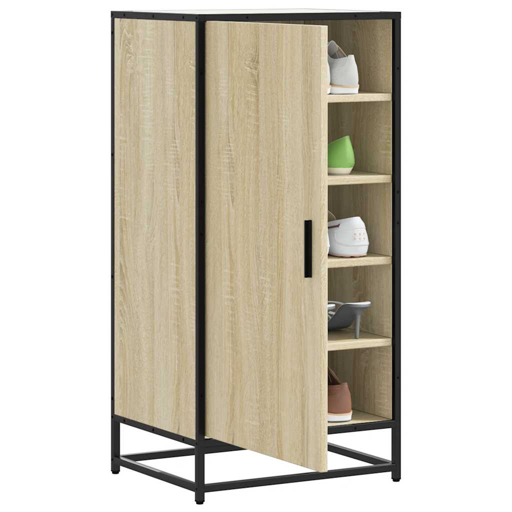 Shoe Rack Sonoma Oak 48x38x97.5 cm Engineered Wood