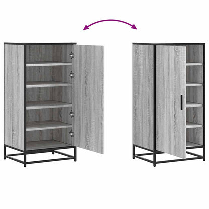 Shoe Rack Grey Sonoma 48x38x97.5 cm Engineered Wood