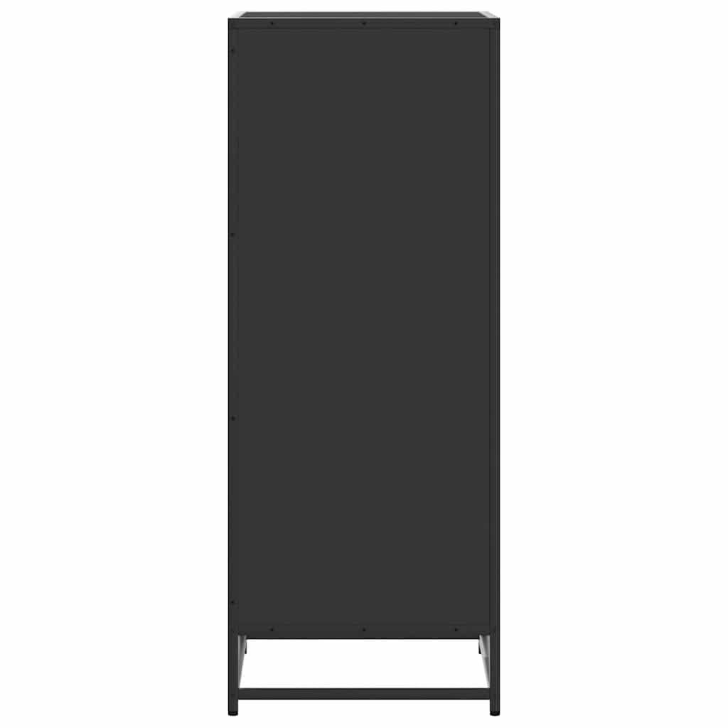 Shoe Rack Black 48x38x97.5 cm Engineered Wood