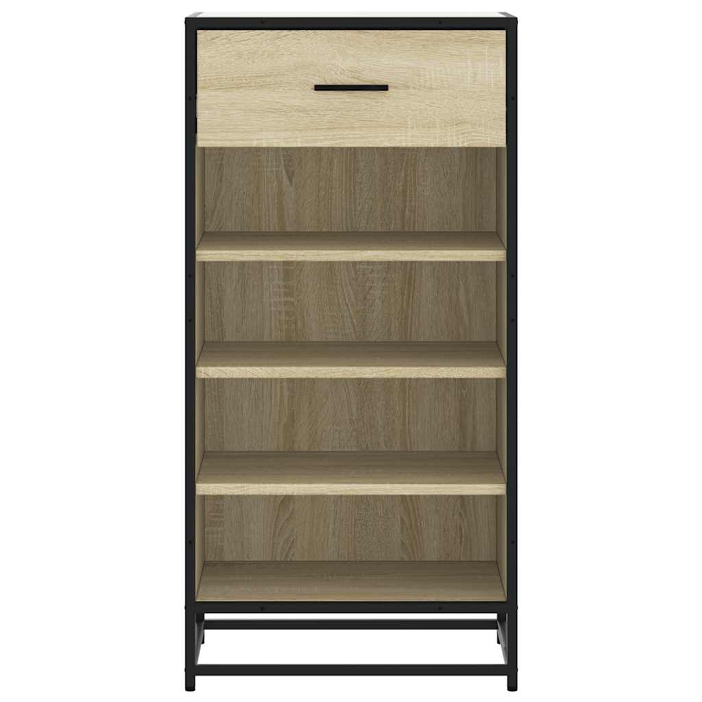 Shoe Rack Sonoma Oak 48x38x97.5 cm Engineered Wood