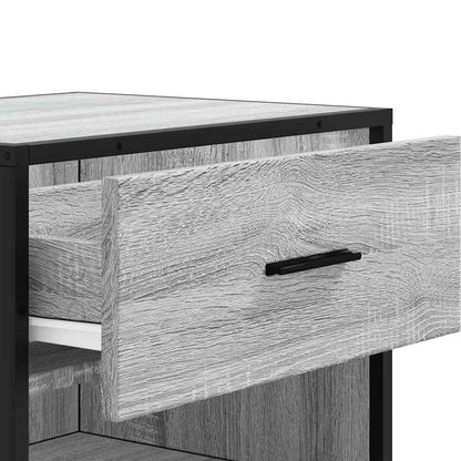 Shoe Rack Grey Sonoma 48x38x97.5 cm Engineered Wood