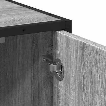 Bathroom Sink Cabinet Grey Sonoma 65x33x60 cm Engineered Wood