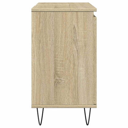 Bathroom Cabinet Sonoma Oak 58x33x60 cm Engineered Wood