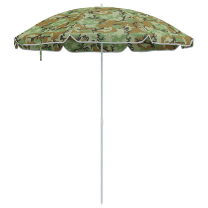 Beach Parasol Camouflage 161 x 193 cm Polyester