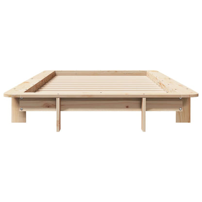 Bed Frame without Mattress 90x190 cm Single Solid Wood Pine