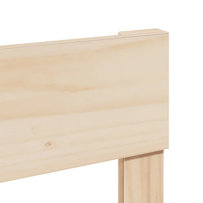 Bed Frame without Mattress 90x200 cm Solid Wood Pine