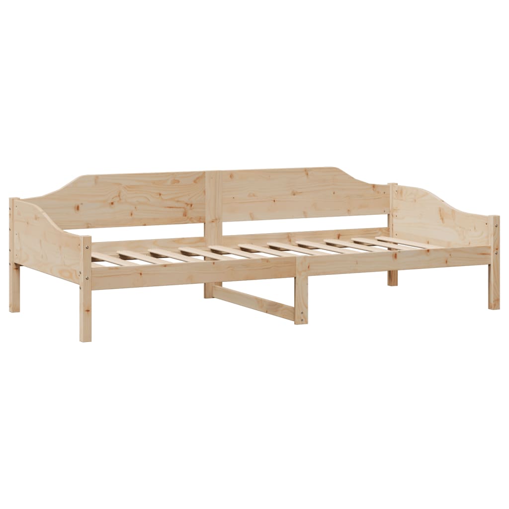 Bed Frame without Mattress 90x200 cm Solid Wood Pine