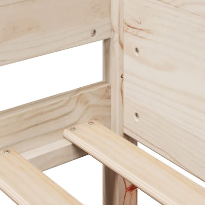 Bed Frame without Mattress 90x190 cm Single Solid Wood Pine