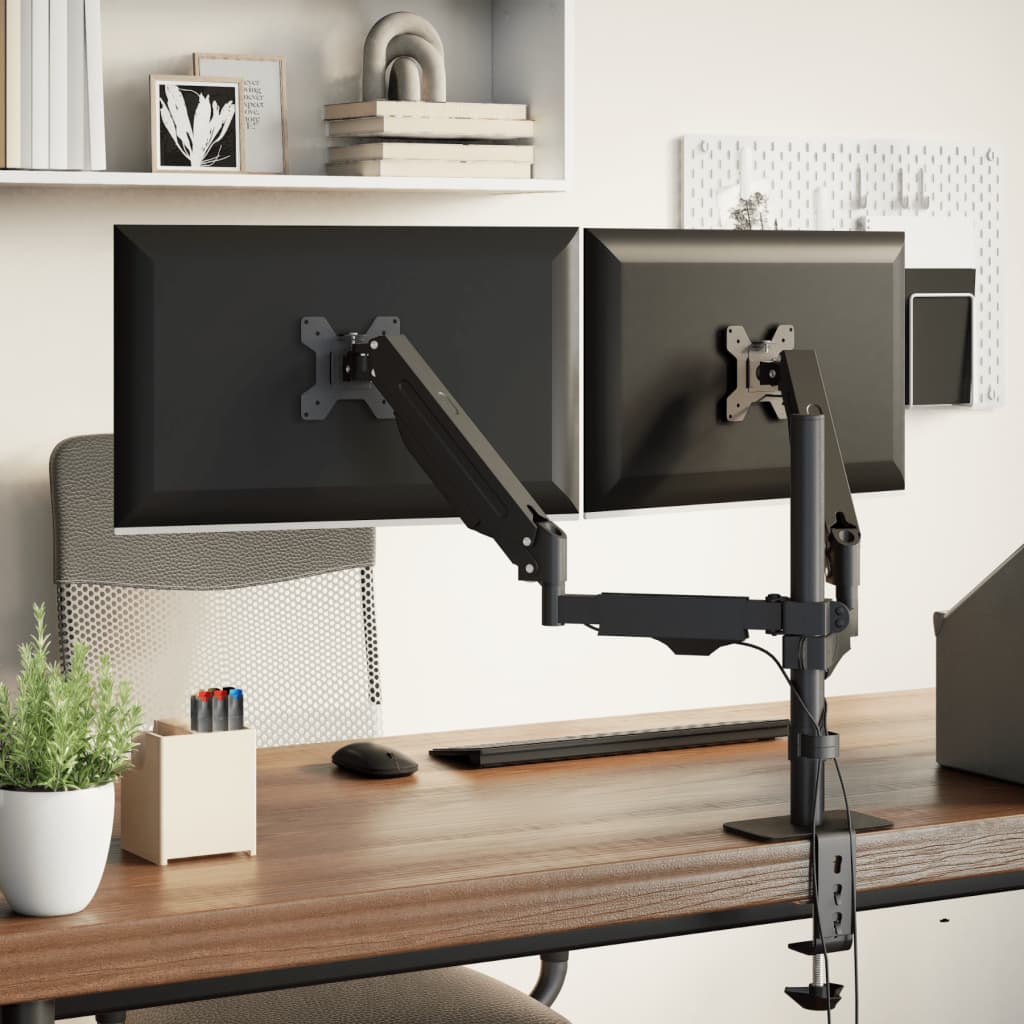 Dual Monitor Arm for Max 27 Inch Screen Gas Spring 20 kg