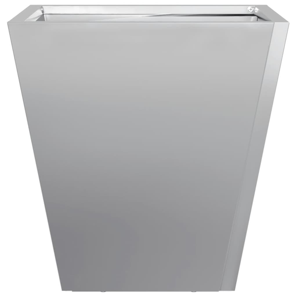 Garden Planters 30x30x30 cm 2 pcs Galvanised Steel