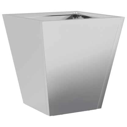 Garden Planters 30x30x30 cm 2 pcs Galvanised Steel