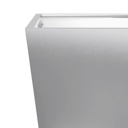 Garden Planter 50x50x50 cm Galvanised Steel