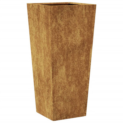 Garden Planter 35x35x75 cm Weathering Steel