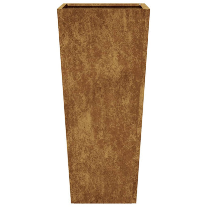 Garden Planter 35x35x75 cm Weathering Steel