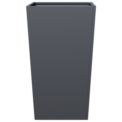 Garden Planter Anthracite 45x45x75 cm Steel