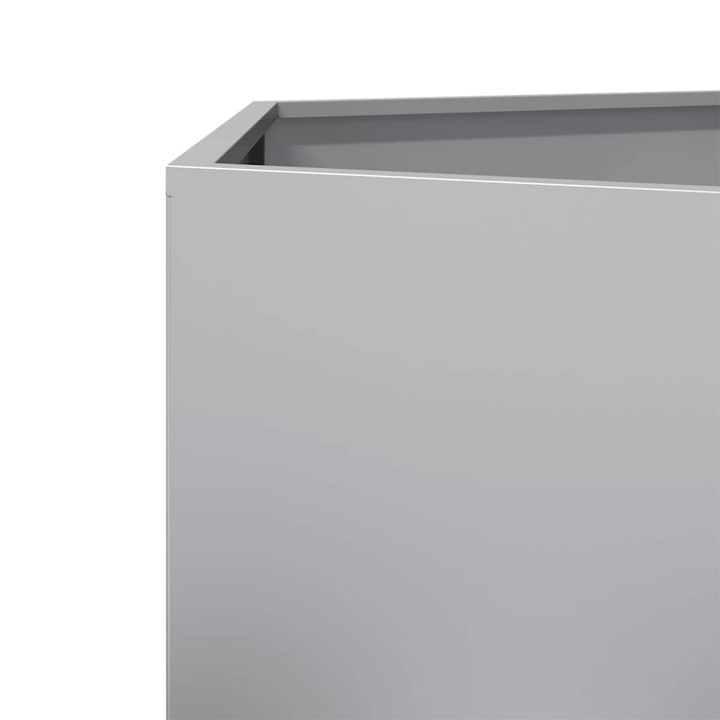 Garden Planter Hexagon 69x60x45 cm Galvanized Steel