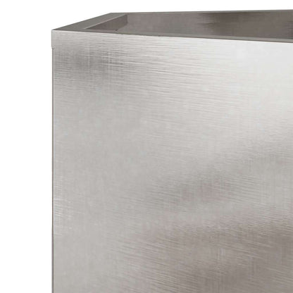 Garden Planter Hexagon 104x90x45 cm Stainless Steel