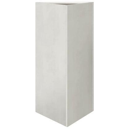 Garden Planter Triangular 40x34.5x70 cm Stainless Steel