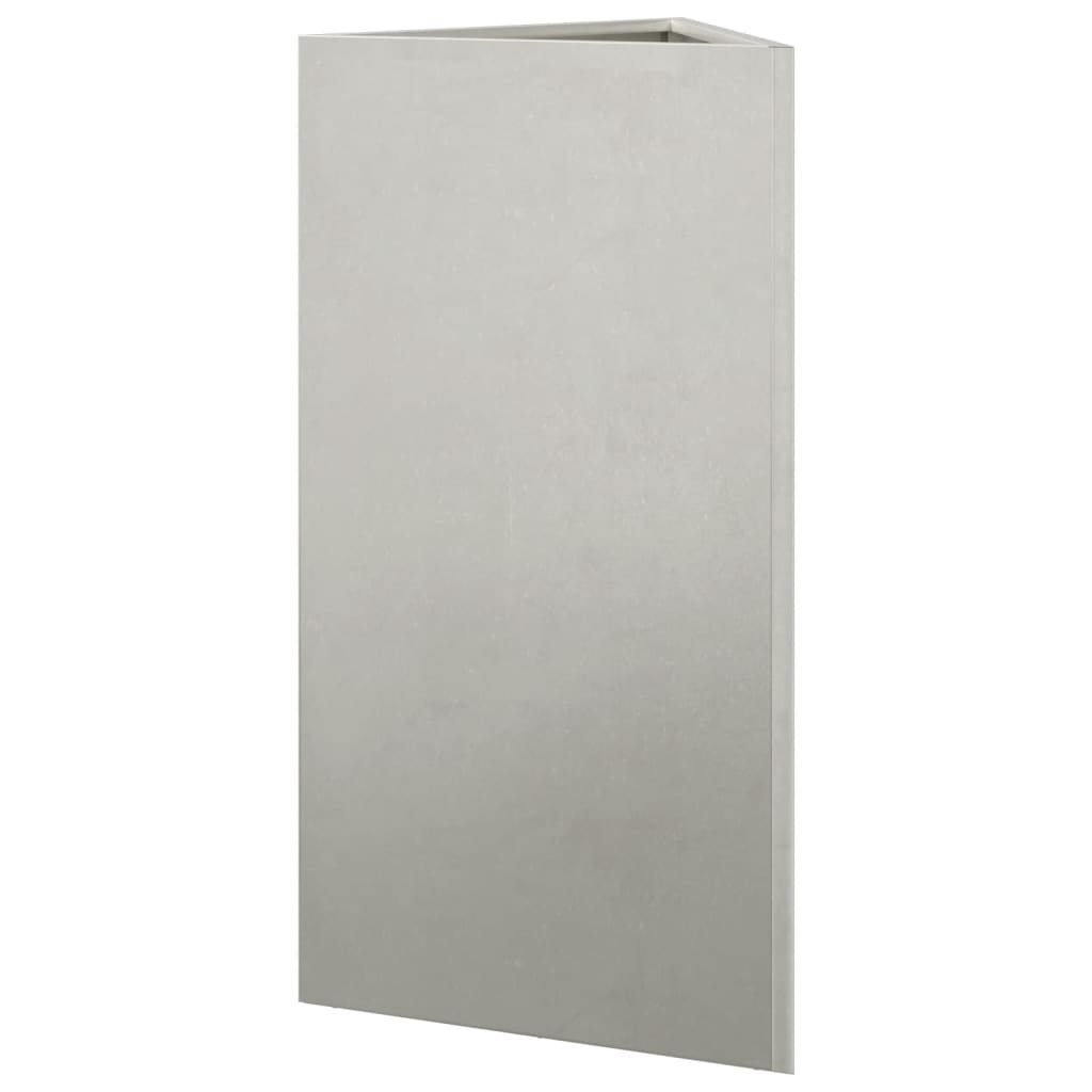 Garden Planter Triangular 40x34.5x70 cm Stainless Steel