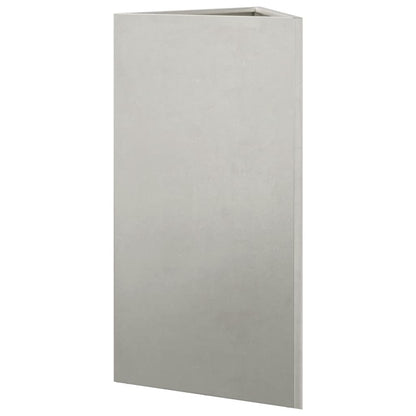 Garden Planter Triangular 40x34.5x70 cm Stainless Steel