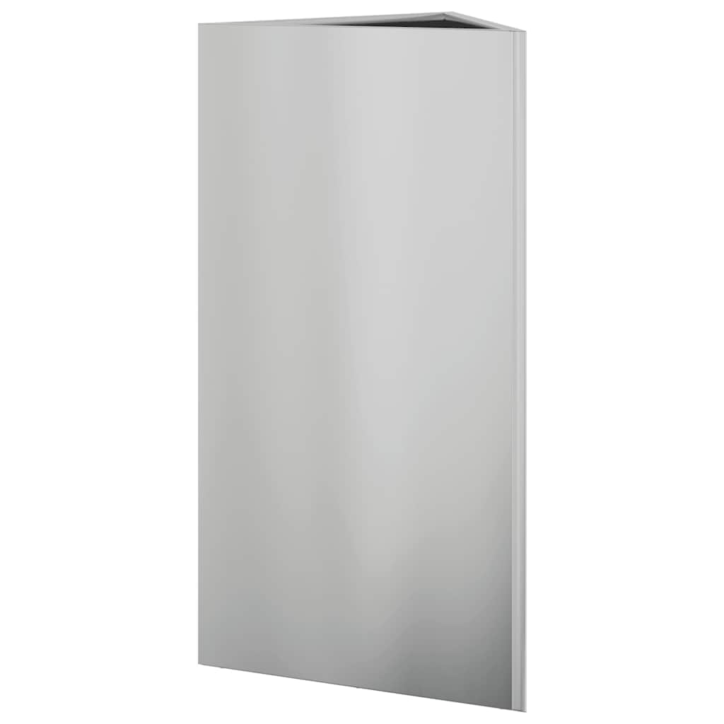 Garden Planter Triangular 40x40x75 cm Galvanized Steel