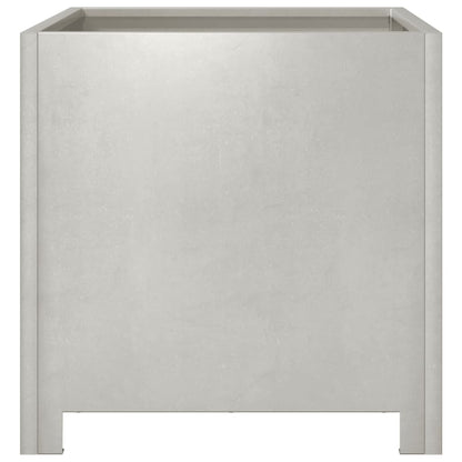 Garden Planters 2 pcs 40x40x40 cm Stainless Steel