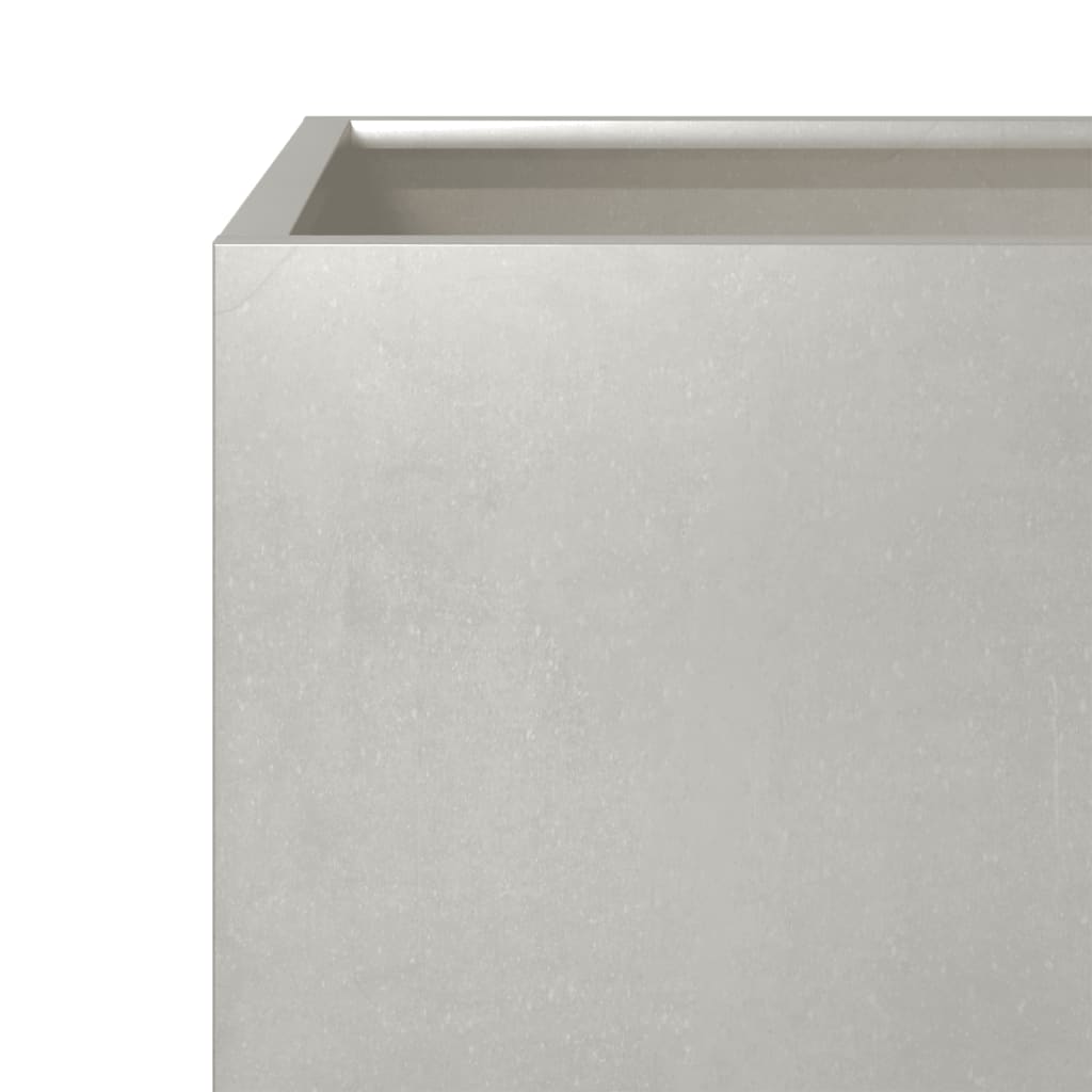 Garden Planters 2 pcs 40x40x40 cm Stainless Steel