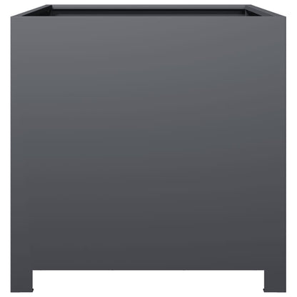 Garden Planter Anthracite 50x50x50 cm Steel