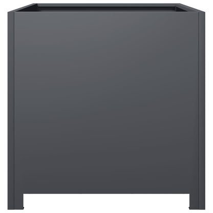 Garden Planter Anthracite 50x50x50 cm Steel