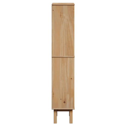 Bathroom Cabinet OTTA 35x30x159 cm Solid Wood Pine