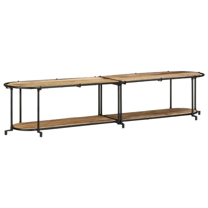 TV Cabinet 200x42x40 cm Solid Wood Rough Mango