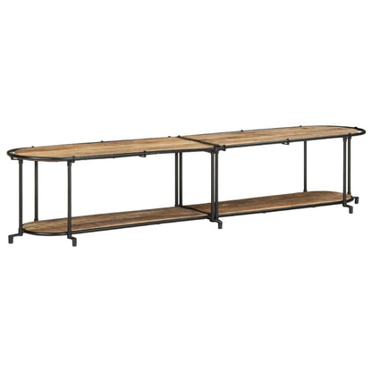 TV Cabinet 200x42x40 cm Solid Wood Rough Mango