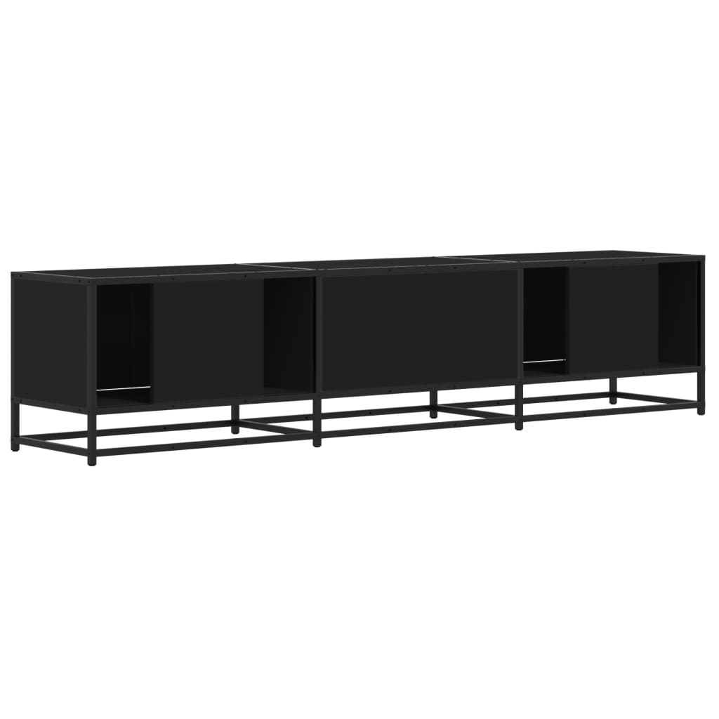 TV Cabinet Black 180x35x41 cm Engineered Wood